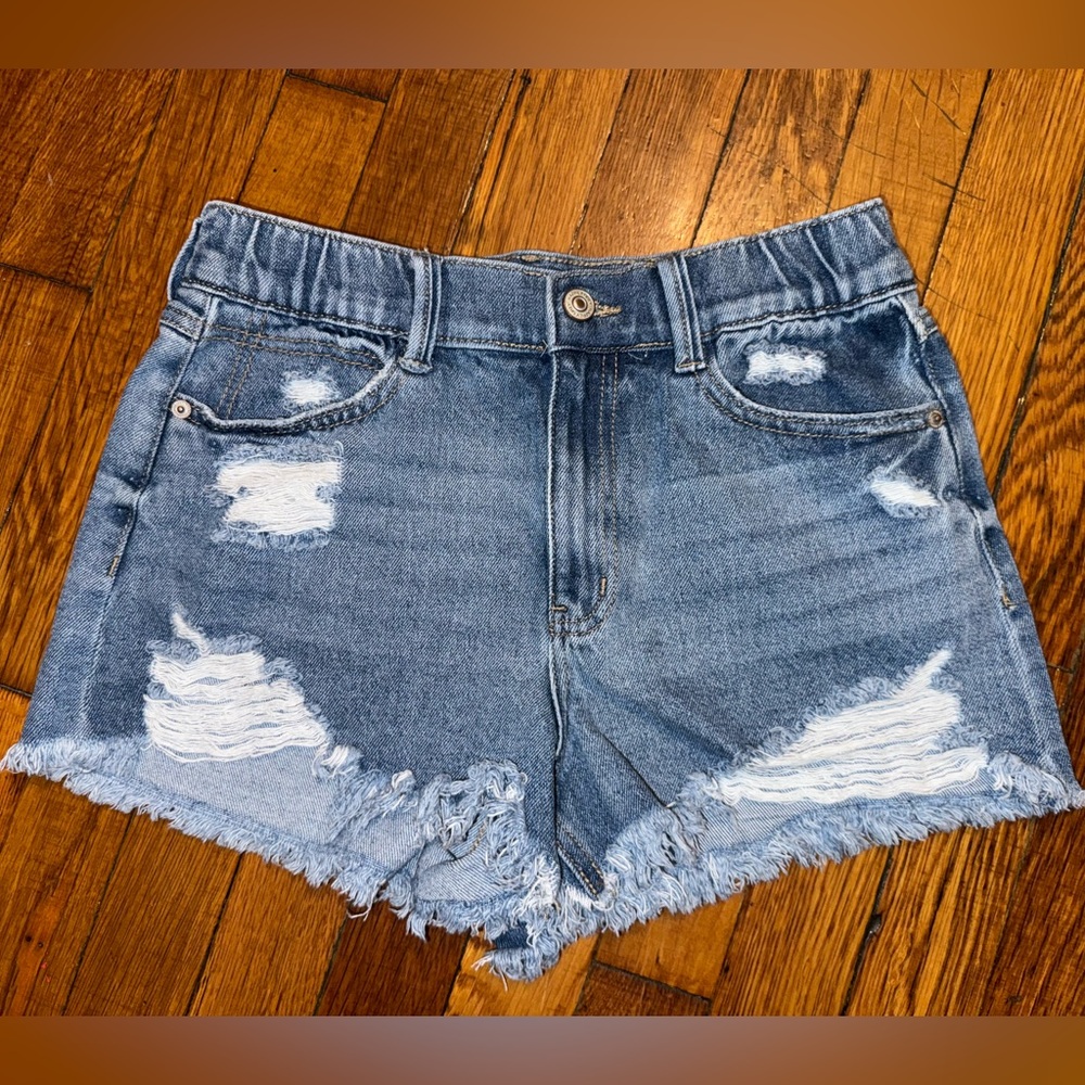Women's Happily Grey Size 3 Denim Shorts